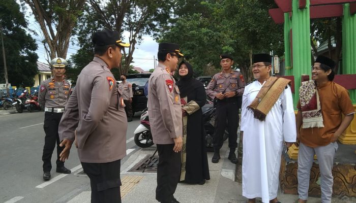 Kapolresta Palu Turun Langsung Amankan Pelaksanaan Sholat ldul Adha