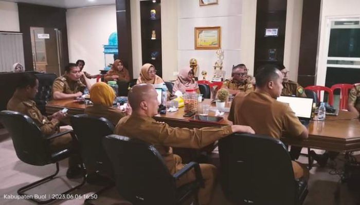 Pj. Bupati Buol Pimpin Langsung Desk Program OPD Tahun 2024