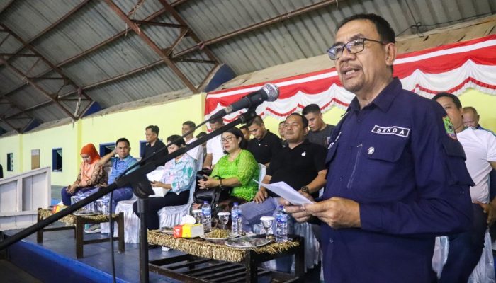 Sekda Poso, Resmi buka Turnamen Kebangsaan Volly Ball Dandim 1307/Poso Cup