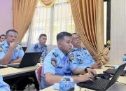 Seluruh Jajaran Lapas Kelas III Leok Laksanakan Ujian Kompetensi (UKOM) Bersama Kanwil Kemenkumham Sulteng