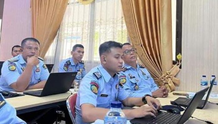 Seluruh Jajaran Lapas Kelas III Leok Laksanakan Ujian Kompetensi (UKOM) Bersama Kanwil Kemenkumham Sulteng