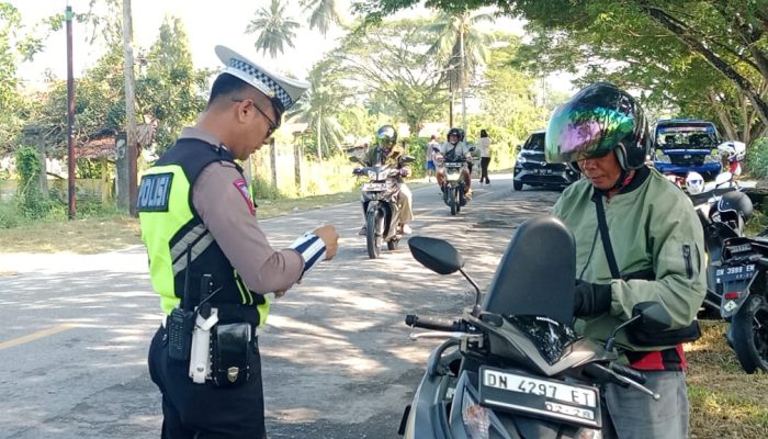 Kasat Lantas Polres Poso AKP. Muh. Nai, Kami Mendampingi Dengan Humanis dilapangan