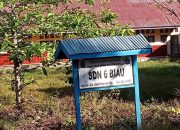SDN 6 Biau di Kelurahan Kali Kecamatan Biau Terbengkalai dan di Tumbuhi Semak Belukar