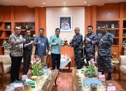 Wakil Gubernur Sulawesi Tengah, Ma’mun Amir Terima Kunjungan Tim Komsosmar Spotmaral Mabesal TNI AL
