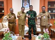 Danrem 132/Tadulako Brigjen TNI Dody Tri Winarto Temui Wagub : Untuk Perkuat Sinergitas Kelembagaan
