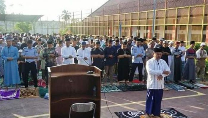 Lapas Leok Kab Buol Gelar Shalat Idul Adha Berjamaah 1444 Hijriah