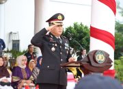 Kapolres Morowali Pimpin Upacara Peringatan Hari Ulang Tahun Bhayangkara ke-77 Tahun 2023