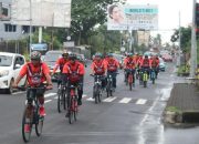 Lanudal Manado Kemas Penutupan Orientasi dengan Fun Bike dan City Run