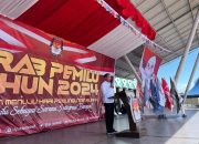 Kirab Pemilu Jalur VII Tiba di Morowali