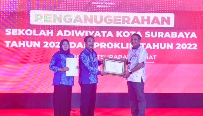 SD Hang Tuah 3 Raih Adiwiyata Dari Pemkot Surabaya