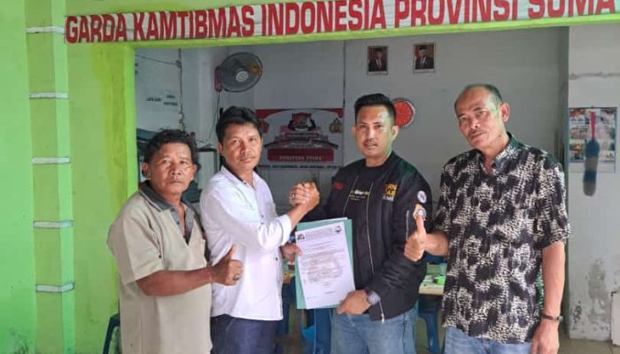 Serahkan SK, solidkan pengurus garda kamtibmas indonesia kabupaten humbang hasundutan
