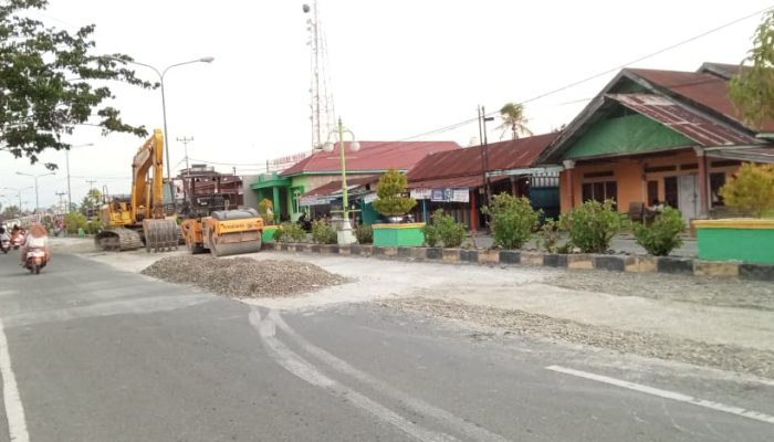 Diduga Proyek Siluman Pekerjaan Tambal Sulam di Dalam Kota Buol Tanpa Papan Nama, Abaikan UU KIP