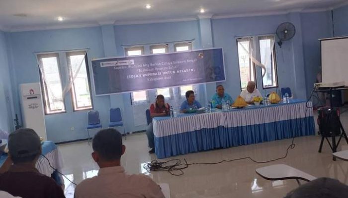 Pemda Buol Dampingi Koperasi Produksi Arsy Berkah Cahaya Sulteng Sosialisasi Program Solusi Solar Koperasi Untuk Nelayan