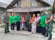 Koramil 1307-08 Ulubongka laksanakan pemberian bantuan asupan gizi, terdampak stunting