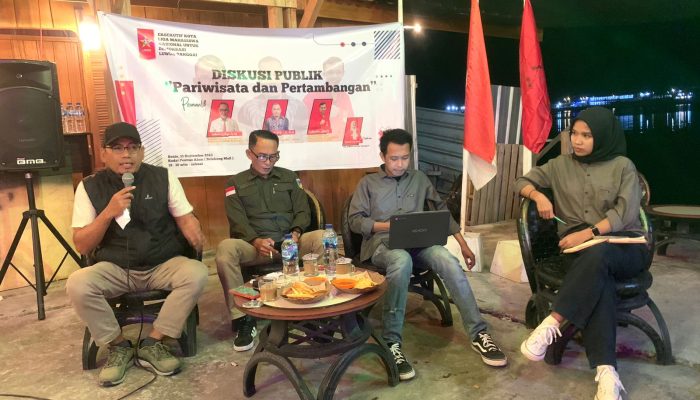 Liga Mahasiswa Nasional Untuk Demokrasi (LMND) Luwuk Banggai Dorong diskusi Publik Pariwisata dan Pertambangan