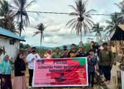 Solidaritas Peduli Kemanusiaan Kota Buol Kembali Bantu Warga Musibah Kebakaran di Desa Taluan Kec Momunu