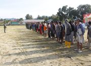 Dan SSK Letda Inf Suyadi Pimpin Apel Pagi dan Pembagian Sektor Tugas Satgas TMMD ke-118 Kodim 1305/BT