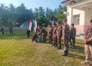 Upacara Penutupan DTD-III Ansor Banser PAC Bokat Sekaligus Pembaiat-an Para Peserta Berjalan dengan Khikmat