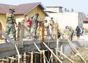 Sasaran TMMD 118 Kodim 1305/BT: Anggota TNI Gunakan Tongkat