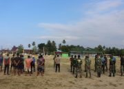 Satgas TMMD 118 Kodim 1305/BT : Biasakan apel Dan Berdoa Sebelum Bekerja