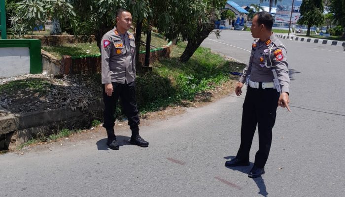 Cegah Balap Liar di BTC, Polres Buat Marka Kejut