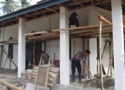 Atas Bawah sedang Kerja, Satgas TMMD 118 Kodim 1305/BT Tuntaskan Pekerjaan