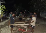 Gass Poll,, Lembur Malam Yang dilakukan Satgas TMMD 118 Kodim 1305/BT