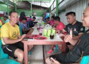 Jabat Kapolsek Dakopemean, Ipda Lukman Ajak Komunitas Runner’s Club Santap Bersama