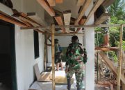 TMMD 118, Pemasangan Keramik Mushola Tuntas 100 Persen