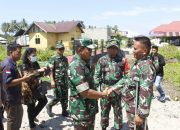 Danrem 132/Tdl Berikan Motivasi Kepada Serma Kalele