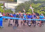 Peserta Fun Bike Meriahkan HUT Korpri Ke-52 di Kab Buol