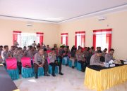 Tingkatkan Kemampuan Dan Profesionalisme, Polres Buol Gelar Latpra Ops Lilin Tinombala -2023