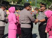 Kapolres Buol Pimpin Langsung Upacara 25 Personil Kenaikan Pangkat Bintara, Pama Serta Pamen