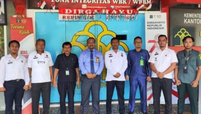 Lapas Leok Terima Kunjungan Hakim Pengawas dan Pengamat Pengadilan Negeri Buol