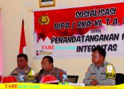 Polres Buol Sosialisasikan Dipa 2024 Serta Penandatanganan Pakta Integritas