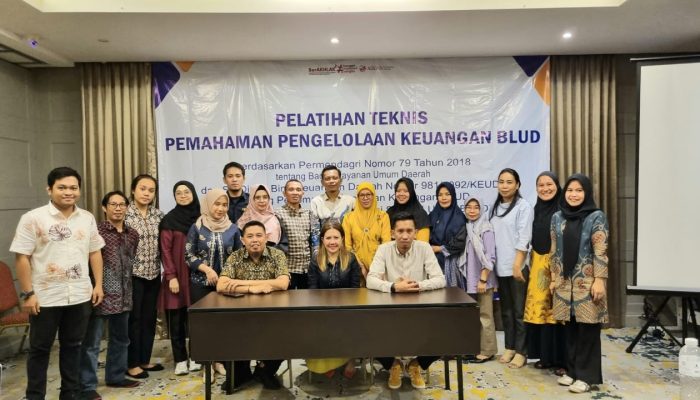 Workshop Penerapan Sistem Aplikasi e-BLUD terintegrasi dengan sistem pengelolaan keuangan daerah atau SIPD RI di Hadiri Oleh Utusan RSUD Mokolyuri Buol Buol dan Pemda Buol