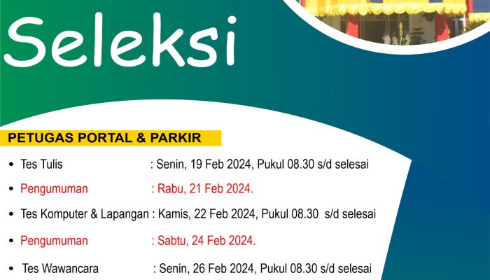 112 Peserta Lolos berkas Tes Petugas Parkir dan Petugas Portal, Besok ujian CAT di RSUD Mokolyuri Buol 