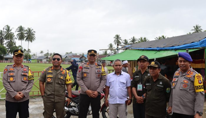 Pemilu 2024 Diwilayah Kabupaten Buol Berlangsung Lancar, Kondusif Dengan Pengamanan Dari Personel PAM TPS