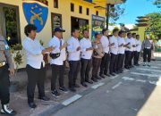 Anggota Polres Tolitoli mendadak Jalani tes Urine