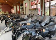 Dandim 1307/Poso, Letkol Inf Hasroel Tamin S.H.,M.Hub.Int, Terima 118 Motor Dinas Dari Kemenhan RI, Diprioritaskan Untuk Babinsa