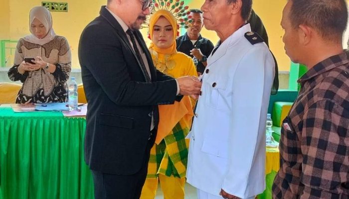 Sekda Moh Asrul Bantilan lantik Pj Kades Sandan