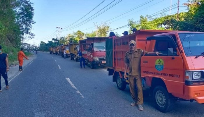 DLH Tolitoli sisir jalan Poros, Didi: pas ada Kunker Presiden