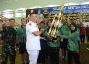 Jadi Yang Terbaik, Pusdik Banpurmar Raih Juara Pertama Pertandingan Tenis Meja Antar Satker Kodiklatal