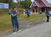 Dandim 1307/Poso, Letkol Inf Hasroel Tamin, Ikut Senam Germas Bersama Bupati dan Masyarakat Poso