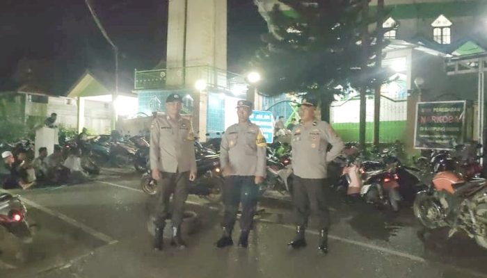 Polres Morowali Utara kerahkan 133 Personel amankan Sholat Tarawih dihari pertama