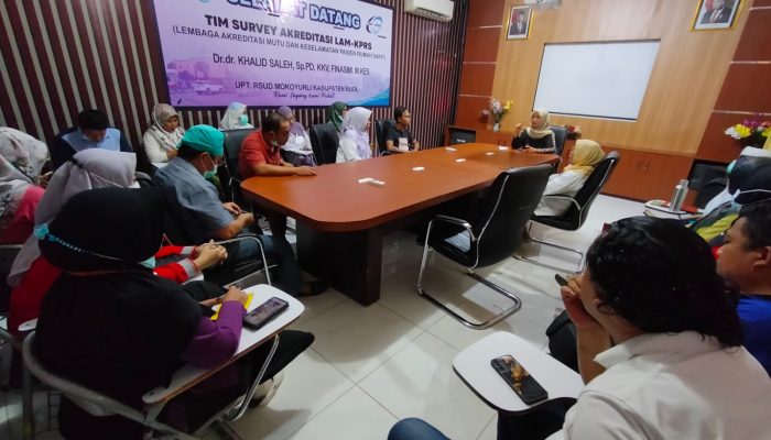 Dirut RSUD Mokolyuri Buol Sambut Kunjungan Tim Akreditasi LAM-KPRS