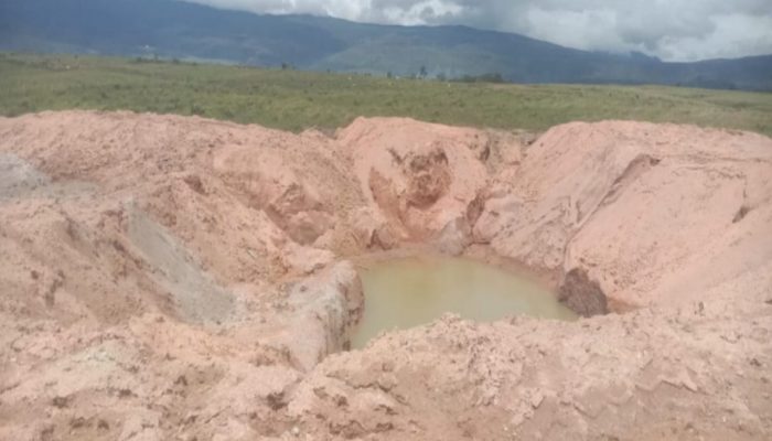 Lubang Diduga Areal Tambang Di Napu, Ternyata Untuk Pembuatan Sumur Ternak Sapi