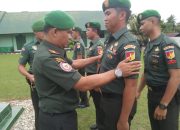 Dandim 1307/Poso, Letkol Inf Hasroel Tamin, Pimpin Upacara Korps Raport Kenaikan Pangkat 01 April 2024