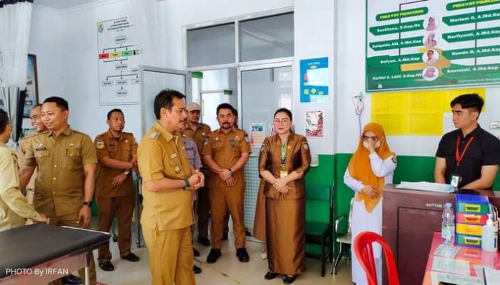 Bupati Tolitoli Melakukan Sidak ASN Paska Libur Panjang IDUL FITRI 1445 H