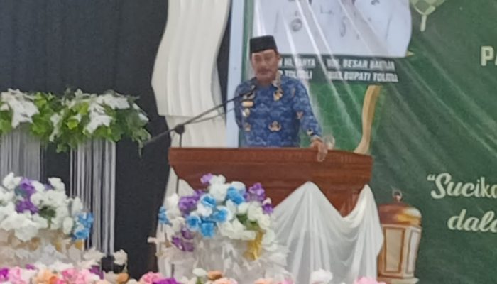 Ini Pesan Bupati H Amran Yahya saat Halal Bi Halal dengan ASN di Labongboki Tolitoli
